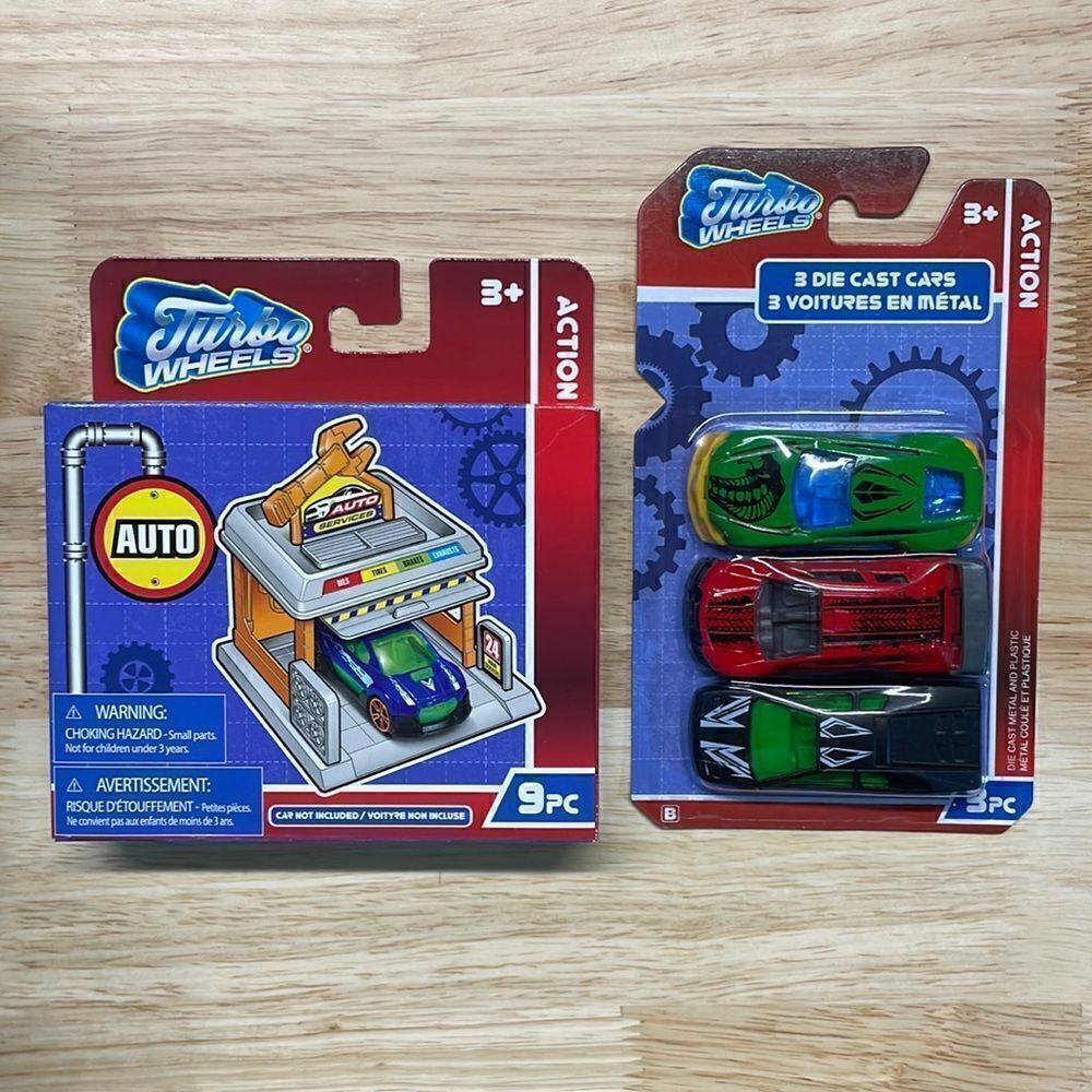 Turbo Wheels Auto Shop Service and Cars Pack